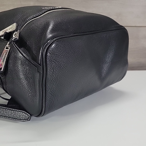 MICHAEL KORS Black Pebble Leather Backpack - Picture 7 of 16